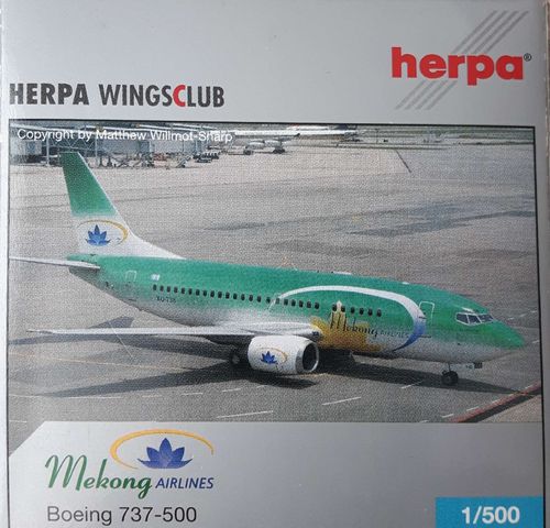 Herpa Wings Mekong Airlines B 737-524 1:500 - 514736