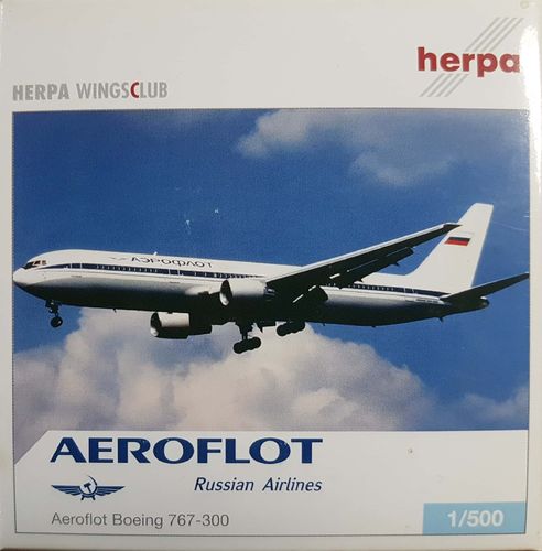 Herpa Wings Aeroflot B 767-36NER 1:500 - 513081