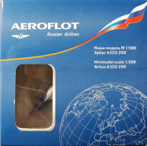 Herpa Wings Aeroflot A320-214 1:500 - 502191