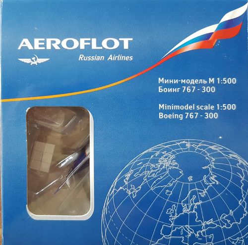 Herpa Wings Aeroflot B 767-38AER 1:500 - 504478