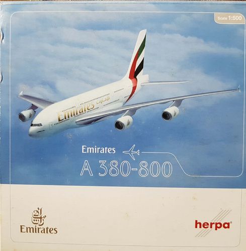 Herpa Wings Emirates A380-861 1:500 - 514521