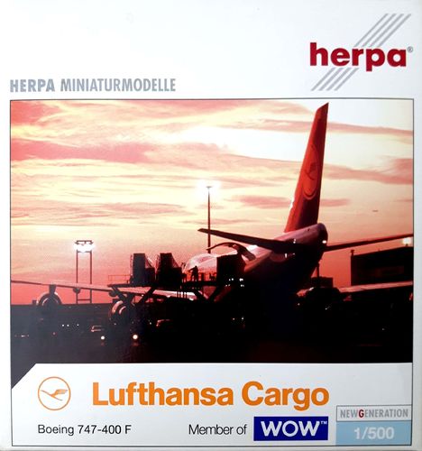 Herpa Wings Lufthansa Cargo B 747-230FSCD 1:500 - 504089