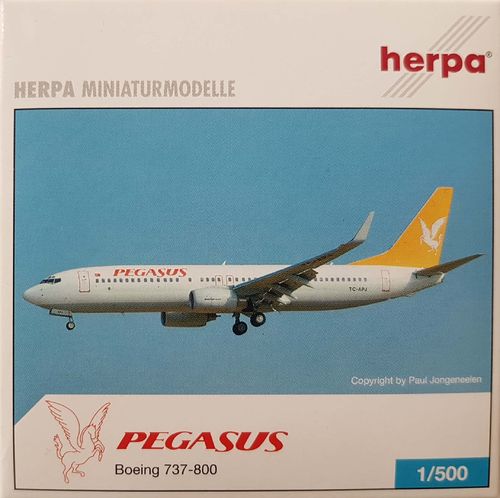 Herpa Wings Pegasus Airlines B 737-86N 1:500 - 505628