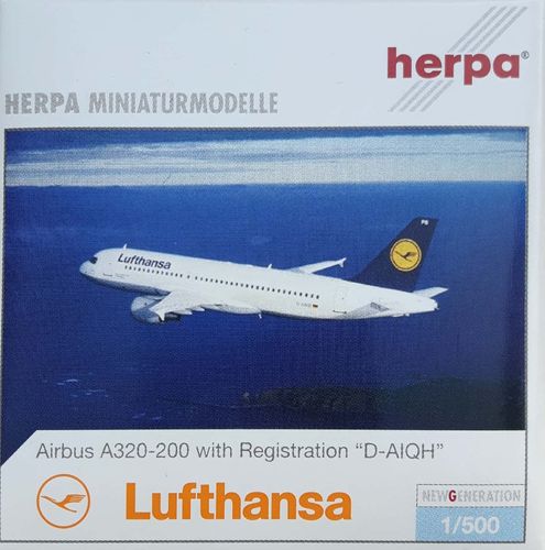 Herpa Wings Lufthansa A320-211 1:500 - 516501 D-AIQH