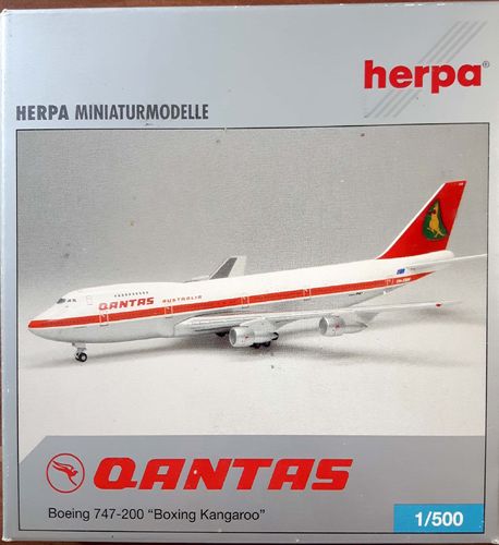 Herpa Wings Qantas Airways B 747-238B 1:500 - 514828