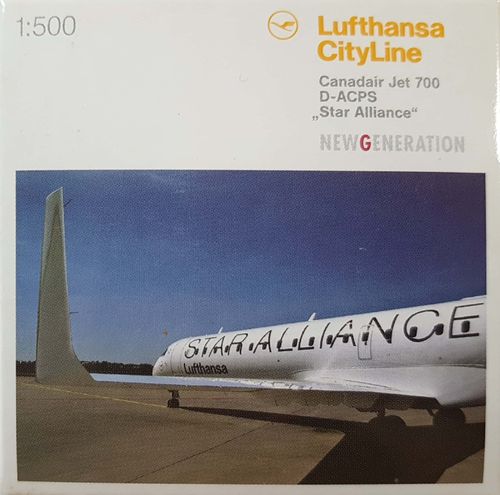 Herpa Wings Lufthansa CityLine CRJ701ER 1:500 - 510912