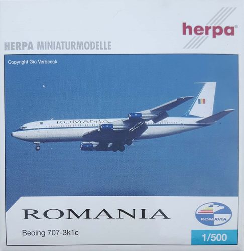 Herpa Wings Romavia B 707-3K1C 1:500 - 514095