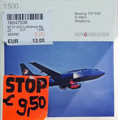 Herpa Wings Lufthansa B 737-530 1:500 - 505482 SIEGBURG D-ABJI