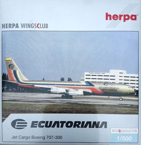 Herpa Wings Ecuatoriana B 707-321C 1:500 - 513517