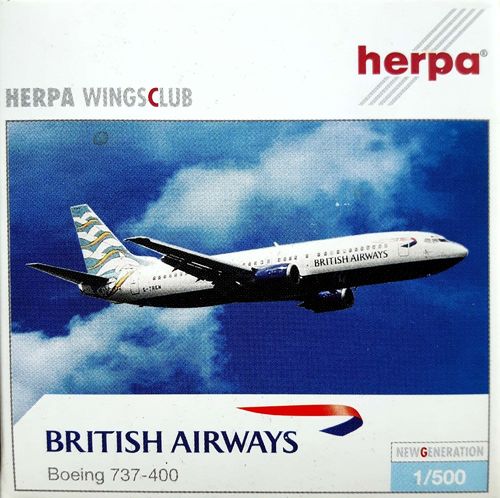 Herpa Wings British Airways B 737-436 1:500 - 501378