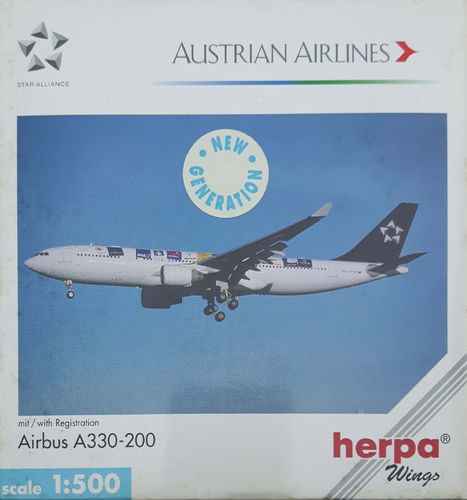Herpa Wings Austrian Airlines A330-223 1:500 - 508384