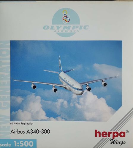 Herpa Wings Olympic A340-313X 1:500 - 504669