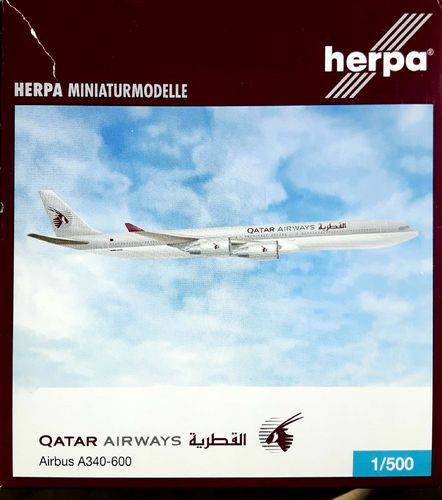 Herpa Wings Qatar Airways A340-642 1:500 - 514545