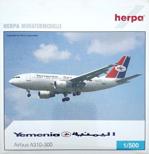 Herpa Wings Yemenia - Yemen Airways A310-325ET 1:500 - 514002