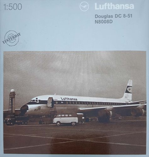 Herpa Wings Lufthansa DC-8-51 1:500 - 514248 N8008D