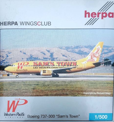 Herpa Wings Western Pacific B 737-3YO 1:500 - 505376