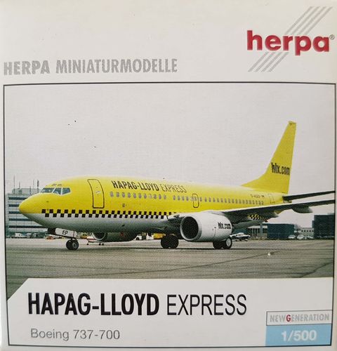 Herpa Wings Hapag Lloyd Express B 737-75B 1:500 - 505512