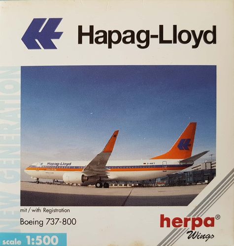 Herpa Wings Hapag Lloyd B 737-8K5WL 1:500 - 512985