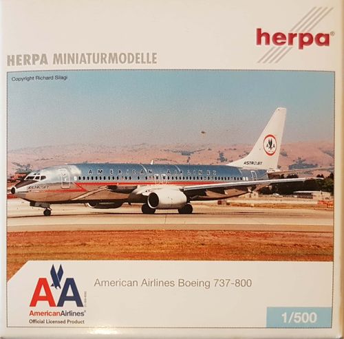 Herpa Wings American Airlines B 737-823 1:500 - 505765