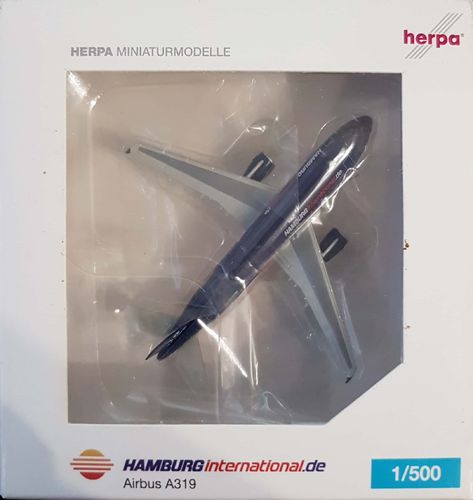 Herpa Wings Hamburg International A319-111 1:500 - 502276