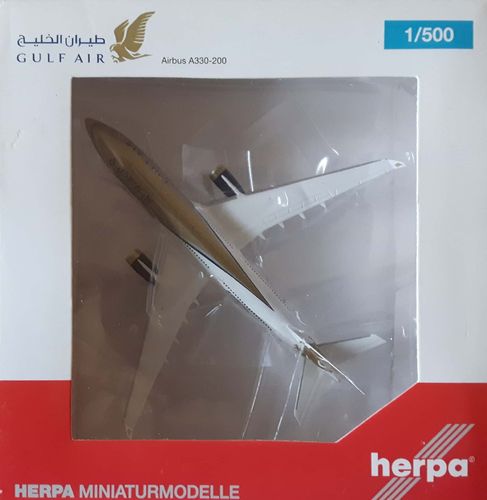 Herpa Wings Gulf Air A330-243 1:500 - 526548 - A9C-KC