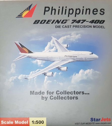 StarJets Philippine Airlines B 747-4F6 1:500 - SJPAL008