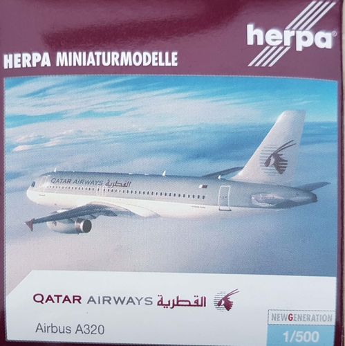 Herpa Wings Qatar Airways A320-232 1:500 - 513364