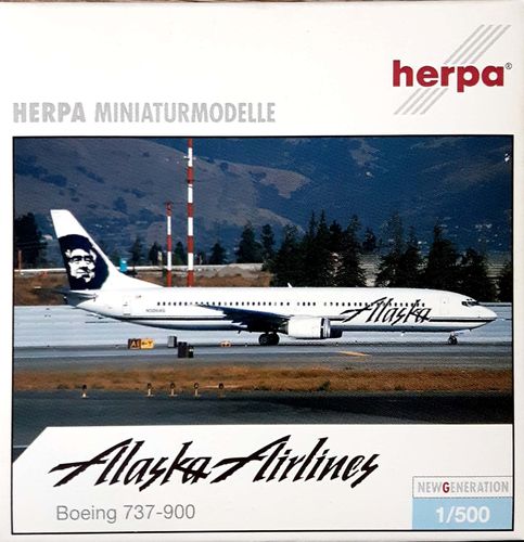 Herpa Wings Alaska Airlines B 737-990 1:500 - 505871