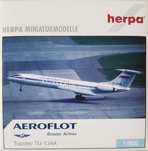 Herpa Wings Aeroflot TU-134A 1:500 - 510585