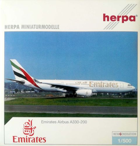 Herpa Wings Emirates A330-243 1:500 - 508445