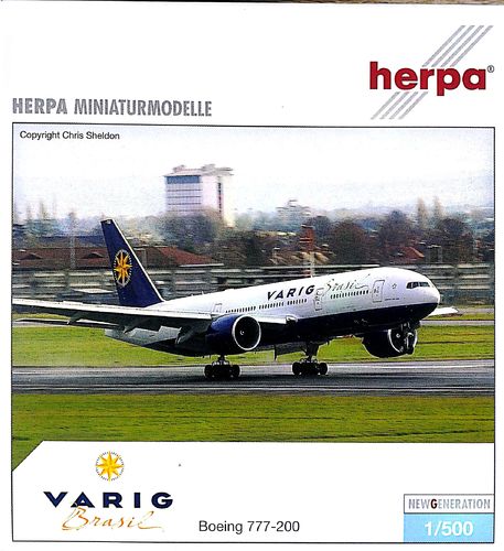 Herpa Wings VARIG B 777-2Q8ER 1:500 - 506564