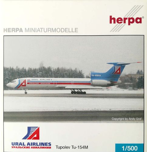 Herpa Wings Ural Airlines TU-154M 1:500 - 500265