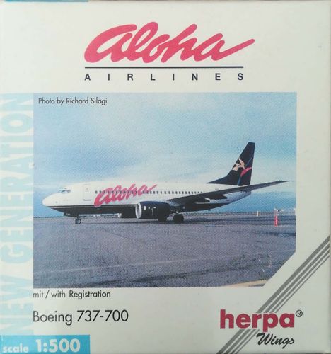 Herpa Wings Aloha Airlines B 737-73A 1:500 - 513029