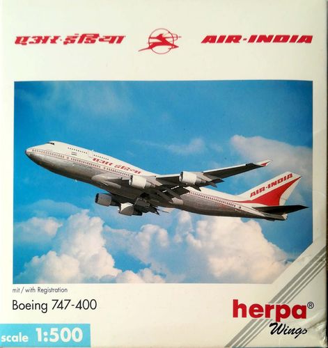 Herpa Wings Air India B 747-437 1:500 - 512091
