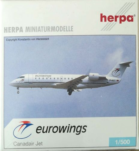 Herpa Wings Eurowings CRJ100ER 1:500 - 513197
