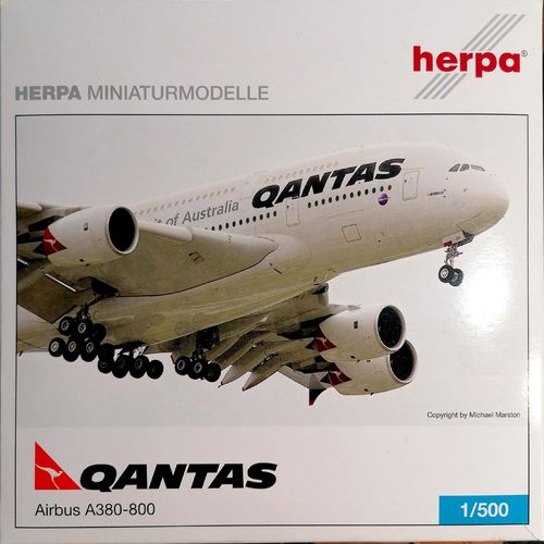 Herpa Wings Qantas Airways A380-842 1:500 - 507967