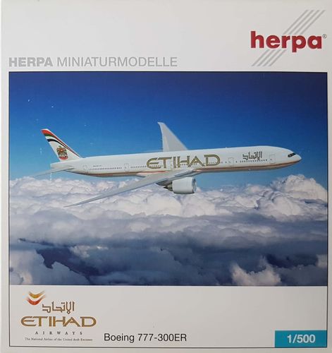 Herpa Wings Etihad Airways B 777-3FXER 1:500 - 510615