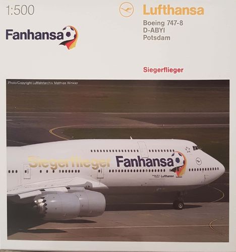 Herpa Wings Lufthansa B 747-830 1:500 - POTSDAM - D-ABYI - 527187 SIEGERFLIEGER