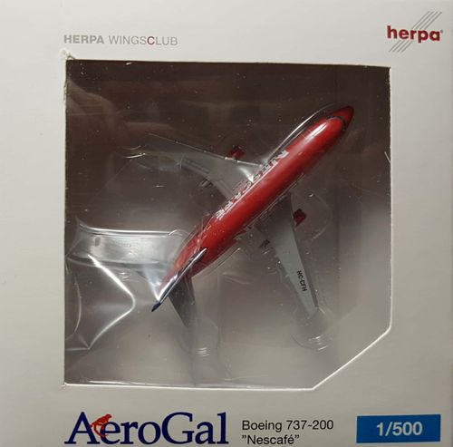 Herpa Wings Aerogal B 737-2T5A 1:500 - 518048