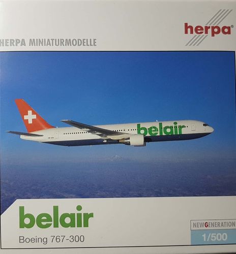 Herpa Wings Belair B 767-3Q8ER 1:500 - 504393