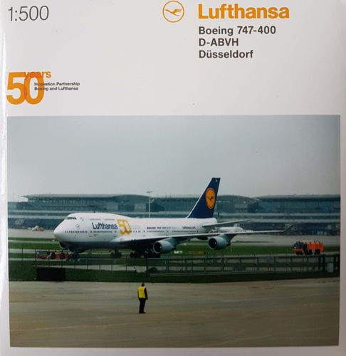 Herpa Wings Lufthansa B 747-430 1:500 - D-ABVH DÜSSELDORF - 517683