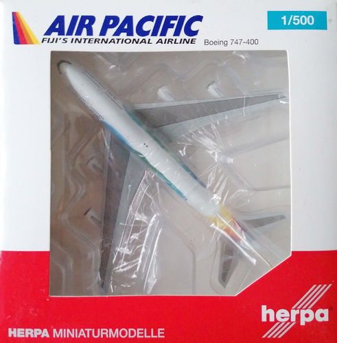 Herpa Wings Air Pacific - B 747-412 - DQ-FJL "Island of Viti Levu" - 524636
