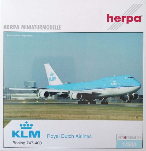 Herpa Wings KLM Royal Dutch Airlines - Boeing B 747-406SCD - 504157