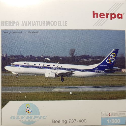 Herpa Wings Olympic B 737-484 1:500 - 512954