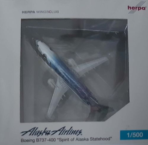 Herpa Wings Alaska Airlines B 737-490 1:500 - 508216