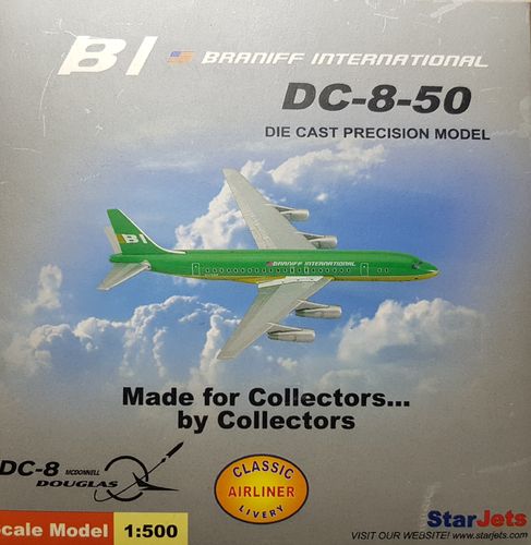 StarJets Braniff International DC-8-51 1:500 - SJBNF084