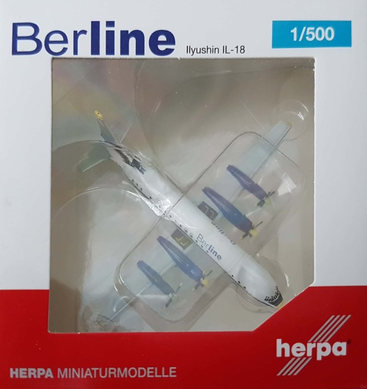 1/500 Herpa Berline ILYUSHIN il-18 526227 