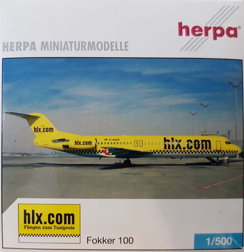 Herpa Wings Hapag Lloyd Express F.28-0100 1:500 - 509381