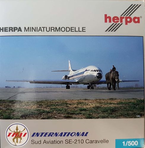 Herpa Wings Thai Airways International Se-210 Caravelle III 1:500 - 505260