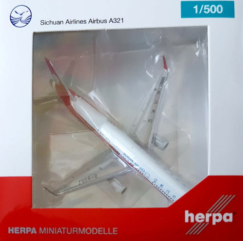 Herpa Wings Sichuan Airlines A321-231 1:500 - 524964